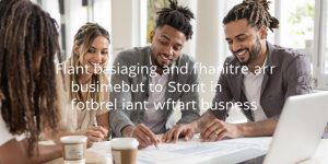 Group of entrepreneurs discussing a franchise business plan.